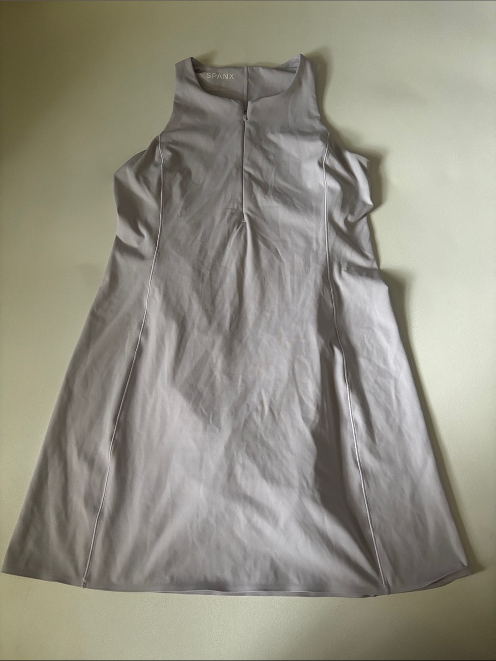 Spanx The Get Moving Zip Front Easy Access Dress in Violet Air SIZE M - Picture 5 of 9
